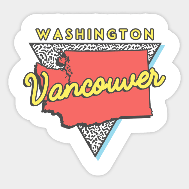 Vancouver Washington Triangle Sticker by manifest